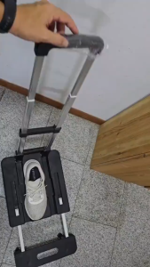 Flatbed Trolley/Trolley Cart / Trolley Storage / Foldable Trolley / Capacity 6 Wheel Folding Handcart Portable Telescopic 300KG Luggage Cart Cart Heavy Duty Trolley   手推车