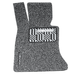 Car Mat Single Piece Driver Position Special Vehicle Mat PVC Material Five Seats Dedicated Carpet Style Silk Circle Foot Pad