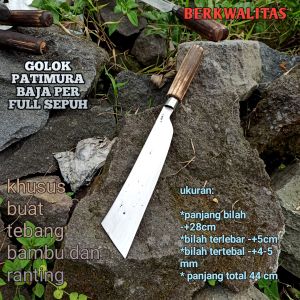 golok baja per full sepuh tebas ranting dan bambu pembersih taman