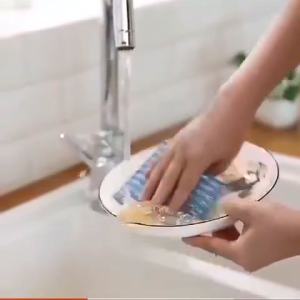 Spon Cuci Piring Isi 4 pcs / Spons Cuci Piring Import Bahan Bagus / Spons Serbaguna SH AM08