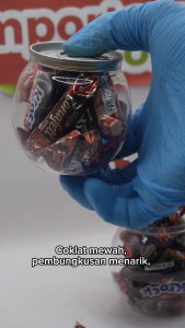 Roshen Mix Chocolate Can - Konafetto Cocoa & Krock Caramel | Premium Gift Chocolate 6pcs | Imported Original