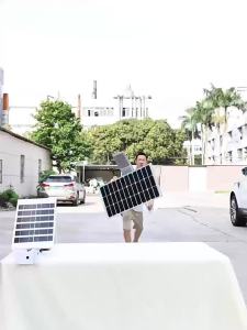 LANSHI | Solar Super Bright High Power External Battery Outdoor Street Light