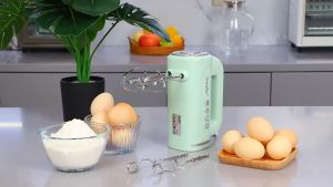 Sonifer Electric Hand Mixer Portable 5 Speed with push eject Professional Baking Household Mixer Pure Copper Motor Design of Double Beater Hooks Dough Hooks