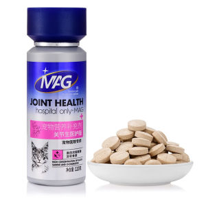 MAG Cat Joint Supplement with Chondroitin Omega-3s & Green Lipped Mussel Glucosamine for Cats Pain Relief Hip & Joint Mobility & Flexibility Support Cat Wet Food