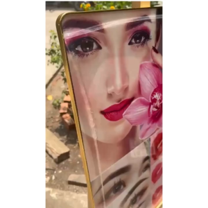 Tranh tráng gương treo spa chăm sóc da mụn nám tàn nhang filler meso botox... treo tường in theo yêu cầu