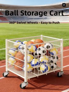Portable Multisport Ball Storage Rack