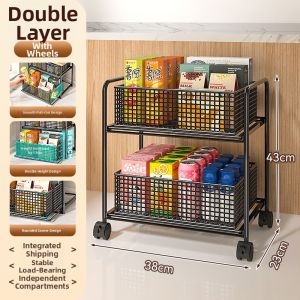 Multi-layer Drawer-style Multi-purpose Storage Rack