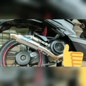 Knalpot Racing DOS Muffler All Bebek supra x 110/125/blade/revo/kharisma/jupiter/shogun/smash/astrea/kirana