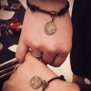 Twelve Constellations Black Rope Personalized Mens and Womens Feet Chains Japanese and Korean Fashion Ankle Bracelets Jewelry Feet Straps