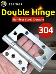 WUJUWEI | 4inch Thickened 304 Stainless Steel Hinge