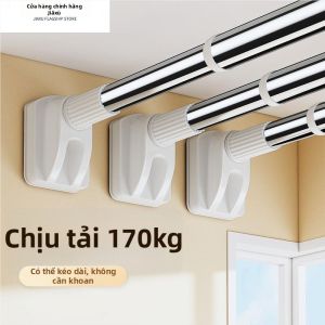 Jiaxun | Thanh Phơi Quần Áo Inox Mở Rộng Không Cần Khoan