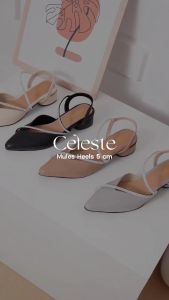 PATRIS Celeste Mules Wanita Heels / Hak 5 Cm