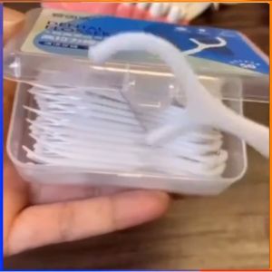 Hộp 50 Cây Tăm Chỉ Nha Khoa Tăm Nha Khoa Tiệt Trùng Vệ Sinh Răng Miệng