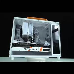 SHCHV | TURZX 8.8 Inch Chassis Secondary Screen USB Type-C 1280*800 IPS LCD Display Support Desktop Extend TF Card Display PC Monitor