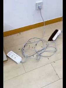 5Pcs Self-adhesive Power Strip Socket Fixed Holder Wall-Mounted Sticker Punch-free Socket Holder