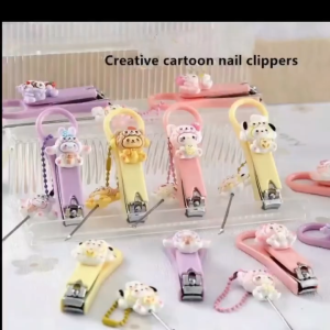 2in1 Cartoon Cute Nail Clipper With Ear Spoon Pendant Set Nail Clipper Cutte Daily Use