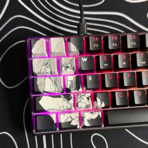 HXSJ | Mechanical Gaming Keyboard Ergonomic USB-C Wired Connection Wired Gaming Keyboard 60% RGB Backlit PBT Keycaps