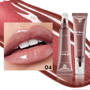 YOUNG VISION 6 สี Matte Fine Shimmering Hydrating Pipe ลิปกลอส Moisturizing Crystal Gloss Lip Gloss Layering