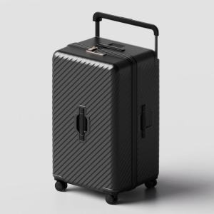 COD 22/26 Inch Wide Type Suitcase Waterproof Luggage Trolley Travel Bag Large Capacity Luggage