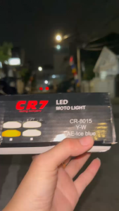 Lampu Tembak CR7 4 Mata CR-8015 LED Alis Senja Plus Ring Full Alumunium & Waterproof