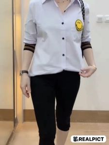 JESS Blouse Wanita Katun Stretch: Kemeja & Atasan Wanita Modern