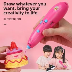 Cute Princess Design Educational DIY 3D Printing Pen Toy for Girls 6-12 years