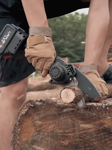 Germany Import Cordless Electric Mini Chainsaw 220V 6-InchElectric Woodworking Pruning SawSupports 36V/48V/68V voltage