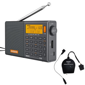 XHDATA | XHDATA D-808 DSP Portable Outdoor Radio FM LW MW SW SSB AIR World Band Receiver High Sensitivity Alarm Clock With Extra Antenna