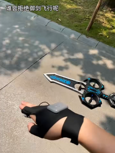 KGOO MAX K600MAX Flying Sword Drone with Motion Detection System Childrens Toy Remote Control Foam Sword