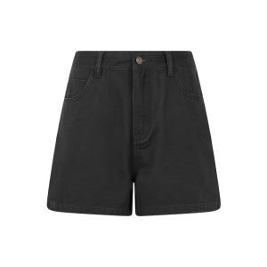 MeiYang Coconut Grey Distressed Denim High Waist Cotton Shorts Casual Wash Process Straight Leg Summer Fashion Womens Jeans