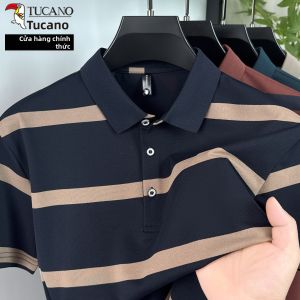 TUCANO | Áo Thun Polo Nam Tay Ngắn Sọc Dáng Rộng Mùa Hè
