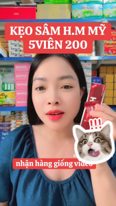 [VỎ ĐỎ] Kẹo Hồng sâm CỦA usa cao cấp Chính hãng date mới - giao hang che ten