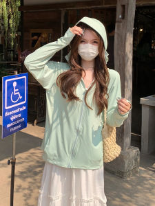 SUHUIQIAN | Sun Protection Jacket UV Block Ice Silk Breathable Short Hooded Loose 2026 Summer Version