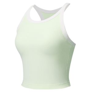 Yoga Set Halter Top Split Skirt