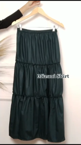 Rok Wanita Panjang Muslimah Mizuni Skirt Bahan Toyobo Skirt Korean Style Remaja Kekinian Ootd Casual Hijab Bawahan Cewek Viral Outfit Fashion Muslimah