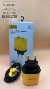 GaN 45W Fast Charge Charger Dual Port Fast Charging QC 3/4 PPS 2.0 PD Max 45W