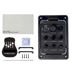 Versatile Plastic 301 Guitar Pickup with Tuner Presys EQ Equalizer for Electric and Acoustic Guitars Easy Installation and Reliable Performance