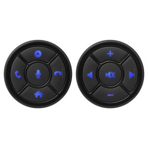 AD Wireless Car Steering Wheel Control Button 10 Key for Car Radio DVD GPS Multimedia Navigation Head Unit Remote Control Button