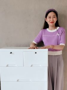 SiVass ลิ้นชัก ตู้ลิ้นชักพลาสติกพร้อมล้อ ลิ้นชักใส่เสื้อผ้า มีล้อ วัสดุ PP เพิ่มหนา ตู้ลิ้นชักพลาสติก ปลอดสารพิษ ไม่มีกลิ่น ล็อคได้ ลิ้นชักพลาสติก