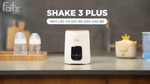 Shake 3 Plus - Máy lắc và giữ ấm sữa Fatzbaby tích pin sạc Fatz FB3920BK