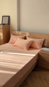 Pillow Set Solid Color Pillowcase Soft And Comfortable Brings Good Sleep