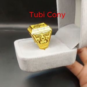 Nhẫn Nam Mạ Vàng Khắc Chữ Phúc ( Phước ) N1111-121 - Mang đi chơi đi tiệc rất sang - Bền màu