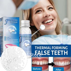 30ML False Teeth Filling Solid Glue Thermal Forming Denture Solid Tooth Gel Temporary Tooth Repair Kit Teeth Beauty Tool Denture Adhesive Broken Teeth And Gaps Restoration Dental Veneers Resin False Teeth Filling Glue