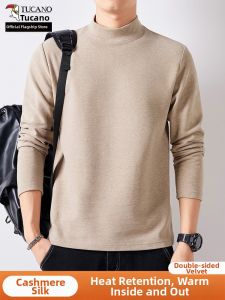 TUCANO | Thermal Bifacial Fleece Half-high Collar Long Sleeve T-Shirt