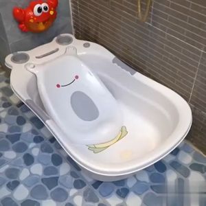 Chậu tắm ếch cho bé - Thau tắm hình con ếch cho em bé trẻ sơ sinh - bồn tắm cho bé nhựa Việt Nhật Hokori Cao Cấp