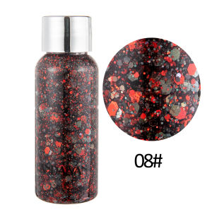 Multifunctional High Shine Body Face Glitter Gel Waterproof For Party Nail Hair Art Sparkling Sequins Festival Makeup