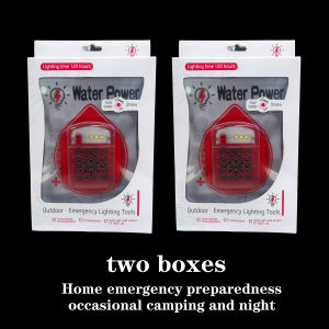 LED Salt Water Lamp Portable camping light no charging or solar energy ideal for night riding hiking and emergency home lighting