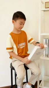 Kaos Anak Tanggung Variasi  Kombinasi Warna Usia 4-16 tahun Bahan Katun Adem Nyaman