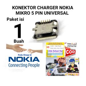Konektor Cas hape Nokia / Cina Charger Mikro usb ori Universal