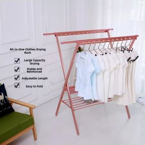 Adjustable Foldable Aluminum Clothes Drying Rack